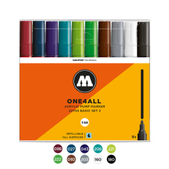 Akrilinis žymeklis One4All 227HS Wallet Basic-Set 2 6 pcs.