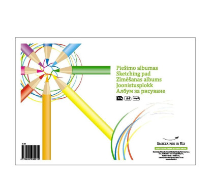 Piešimo sąsiuviniai A4 120g 30lapų