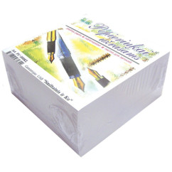 Užrašų lapeliai balti