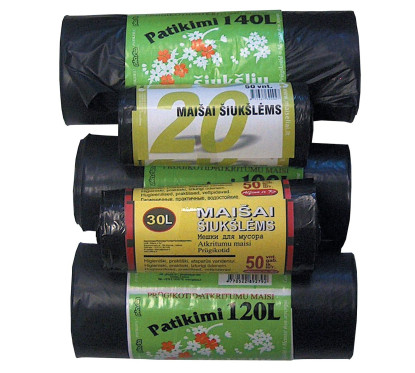 Šiukšlių maišelis 20 l.