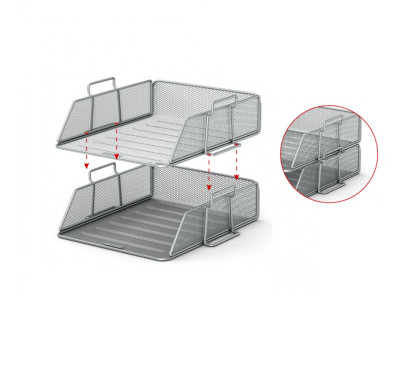Dokumentų lentynėlė metalinė ažūrine