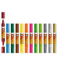 Akrilinis žymeklis ONE4ALL Twin 1,5/4 mm Box2 x 12