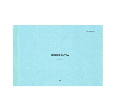 Knyga didžioji Nr.Ž/O-18