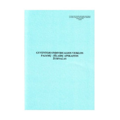 Gyventojo individualios veiklos pajamų-išlaidų apskaitos žurnalas